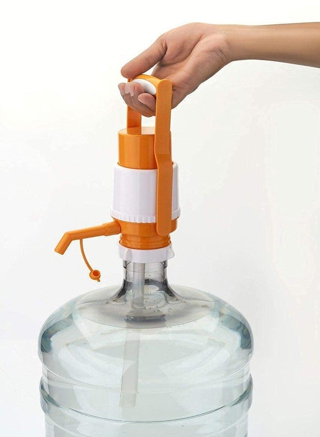 QUALIZA Manual Hand Press Bottled Water Dispenser Pump Bottled Water Dispenser Pump with Handle Manual Pump for Bottled Water Drinking - Image 4